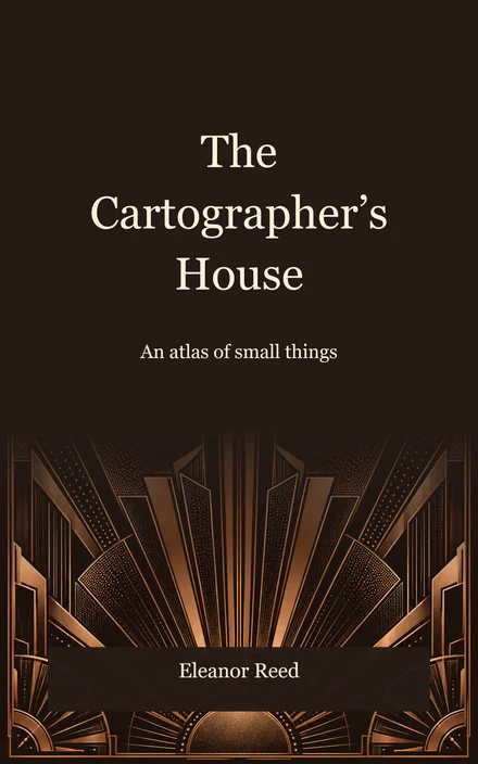 Copper Deco cover design rendered in FolioSmith