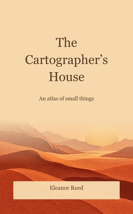 Desert Reverie cover design rendered in FolioSmith